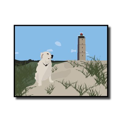 Huisdier illustratie op maat