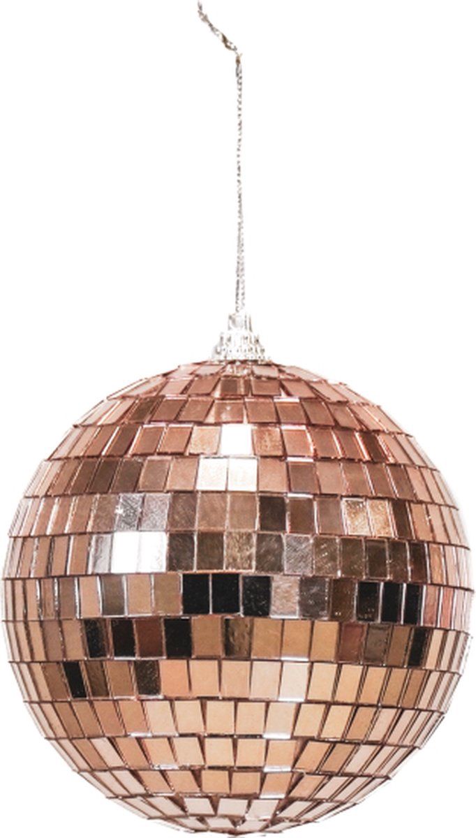 Discobal ornament kerst · rosé