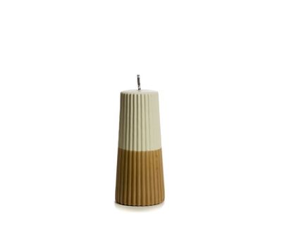 Outdoor Pilaar Grooved buitenkaars fudge