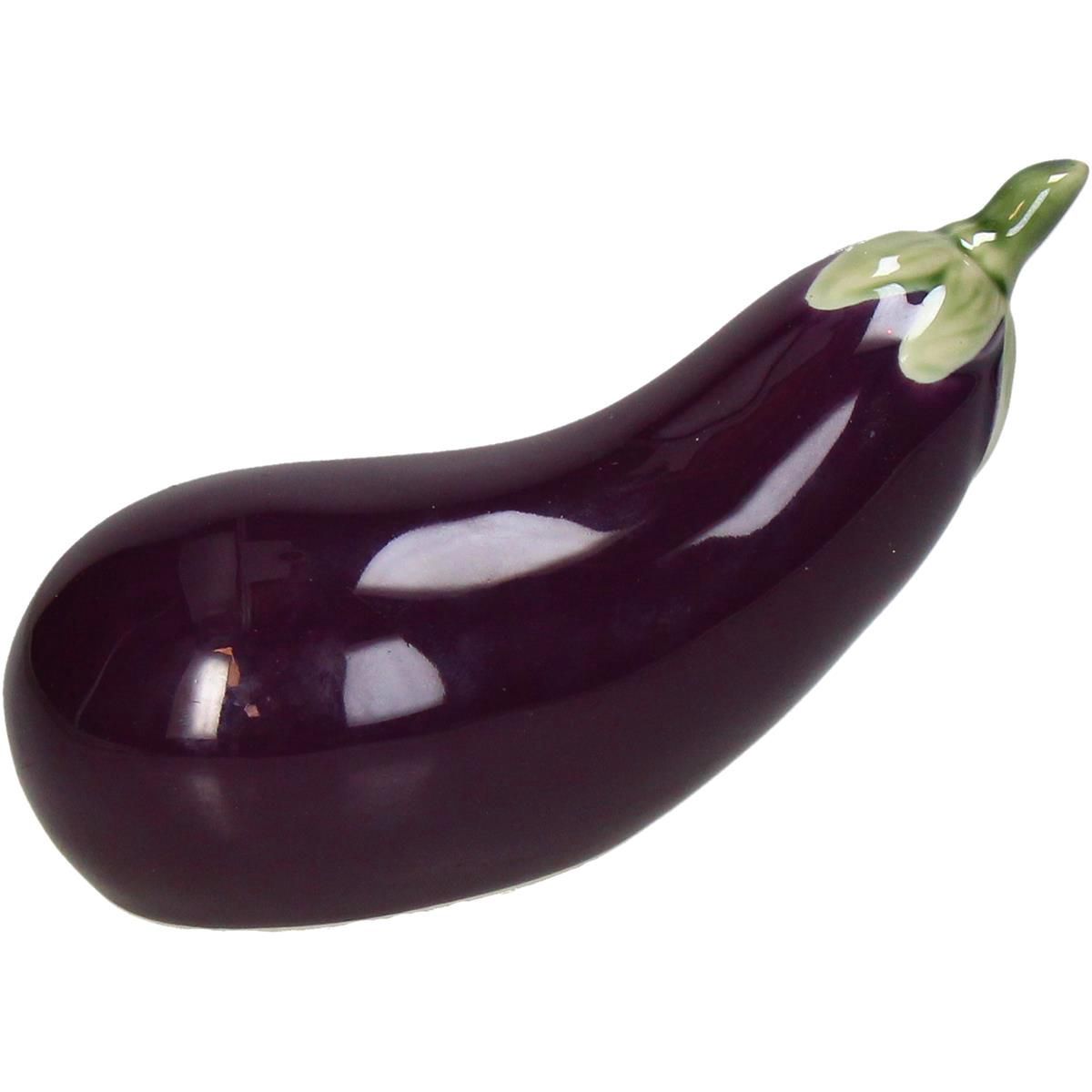 Wand ornament aubergine · keramiek