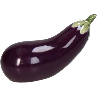 Wand ornament aubergine · keramiek