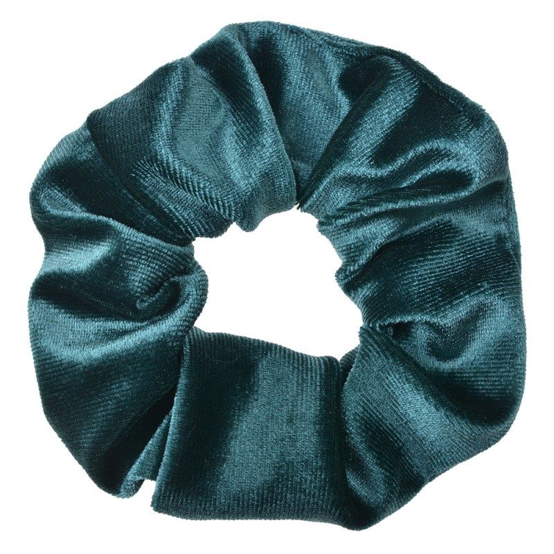Scrunchie rib fluweel · groen