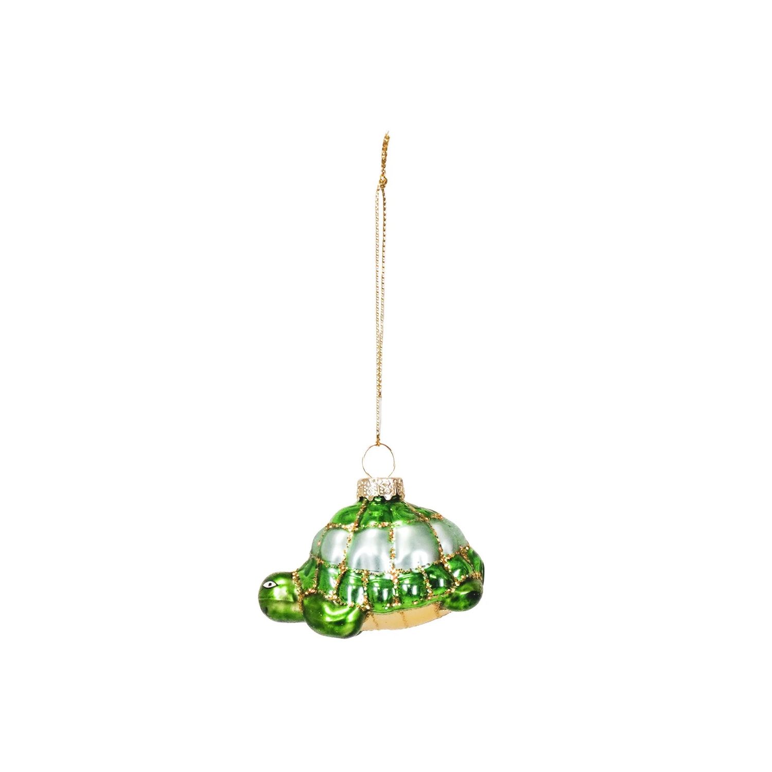 Kerstbal hanger glas · schildpad