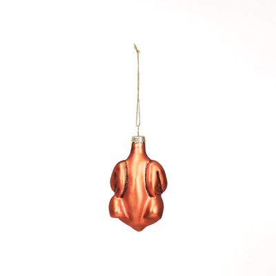 Kerstbal glas · Kalkoen