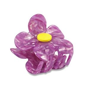 Haar klem flower Purple L
