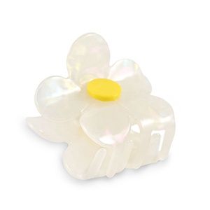 Haar klem flower White L