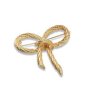 Broche bow gold