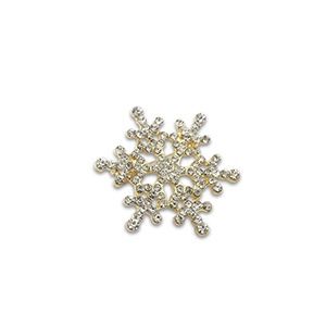 Broche snowflake · gold