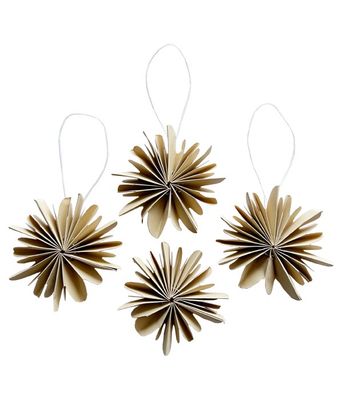 Papieren sneeuwvlok organic · camel