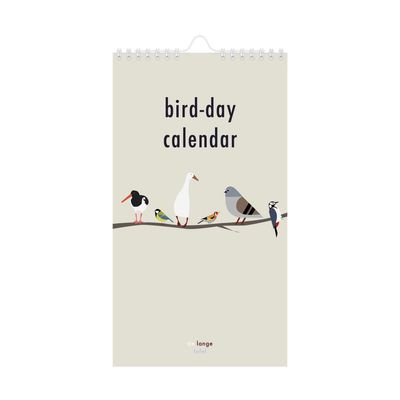 Bird-day verjaardags- kalender vogels