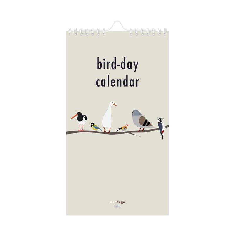 Bird-day verjaardags- kalender vogels