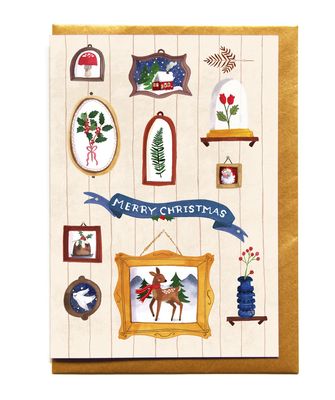 Kerstkaart · Wall art merry christmas