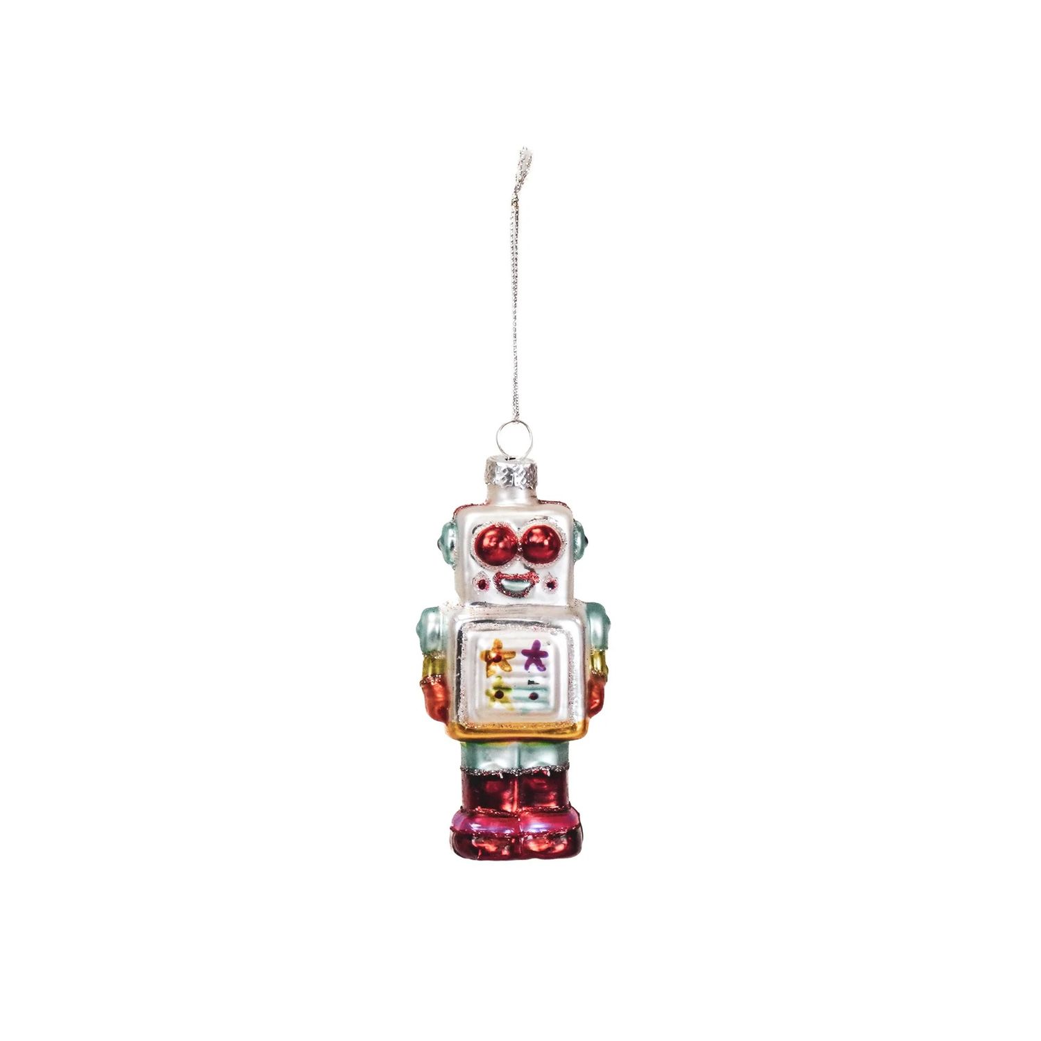 Kerstbal robot · glas