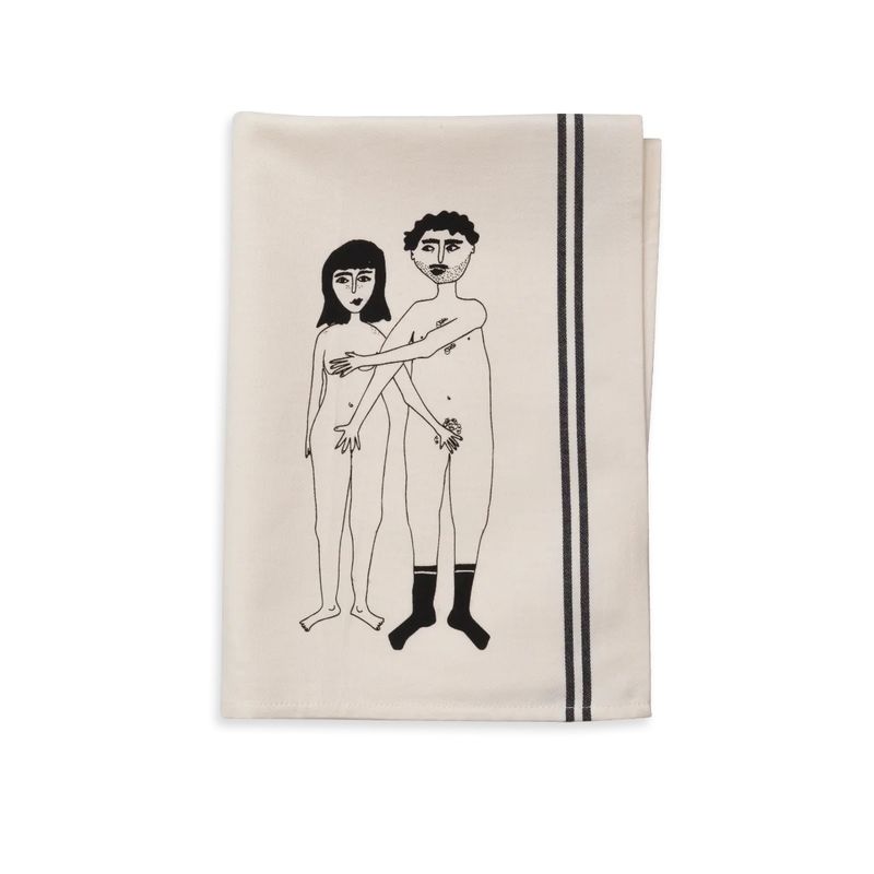 Helen B theedoek naked couple