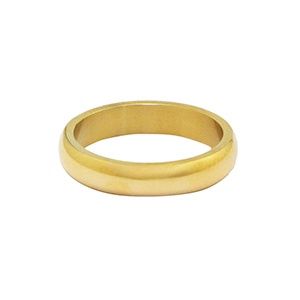 Ring stainless steel basic · gold