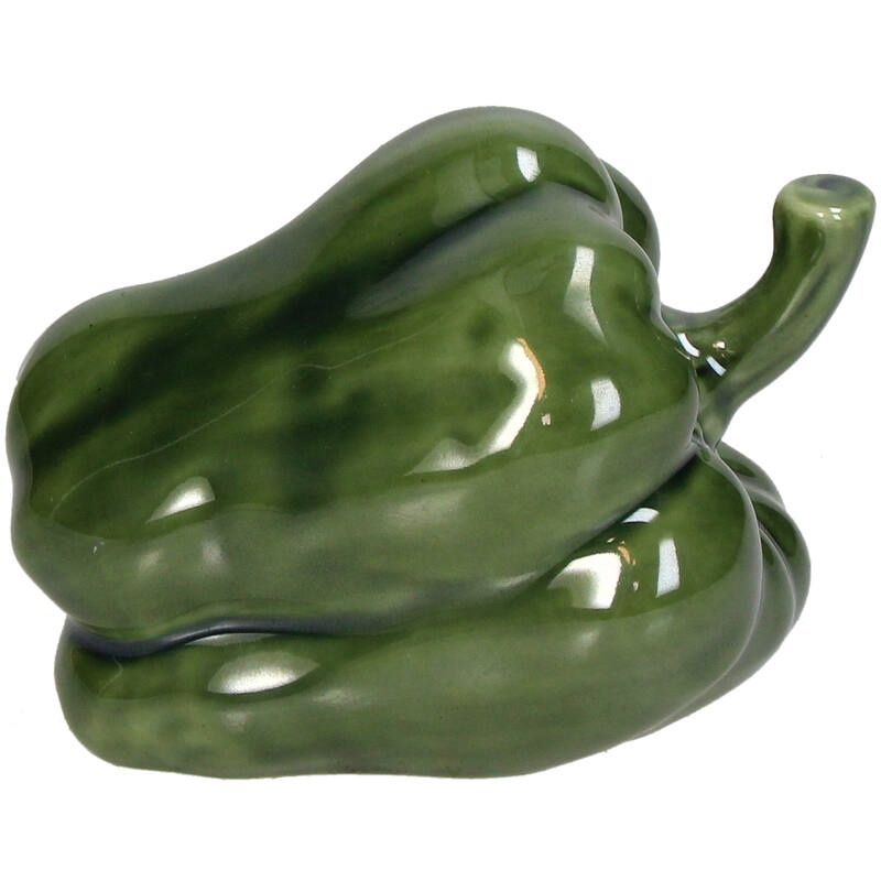 Ornament paprika porselein · groen