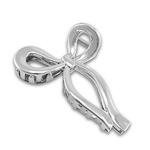 Haar klem bow · silver