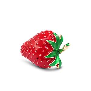 Broche · aardbei