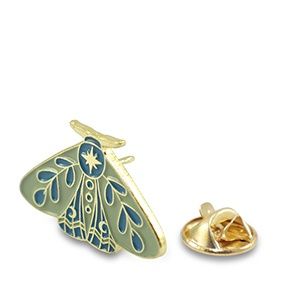 Pin mot green/blue/gold