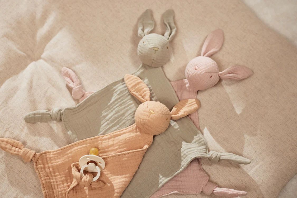 Speendoekje Bunny Ears - Wild Rose