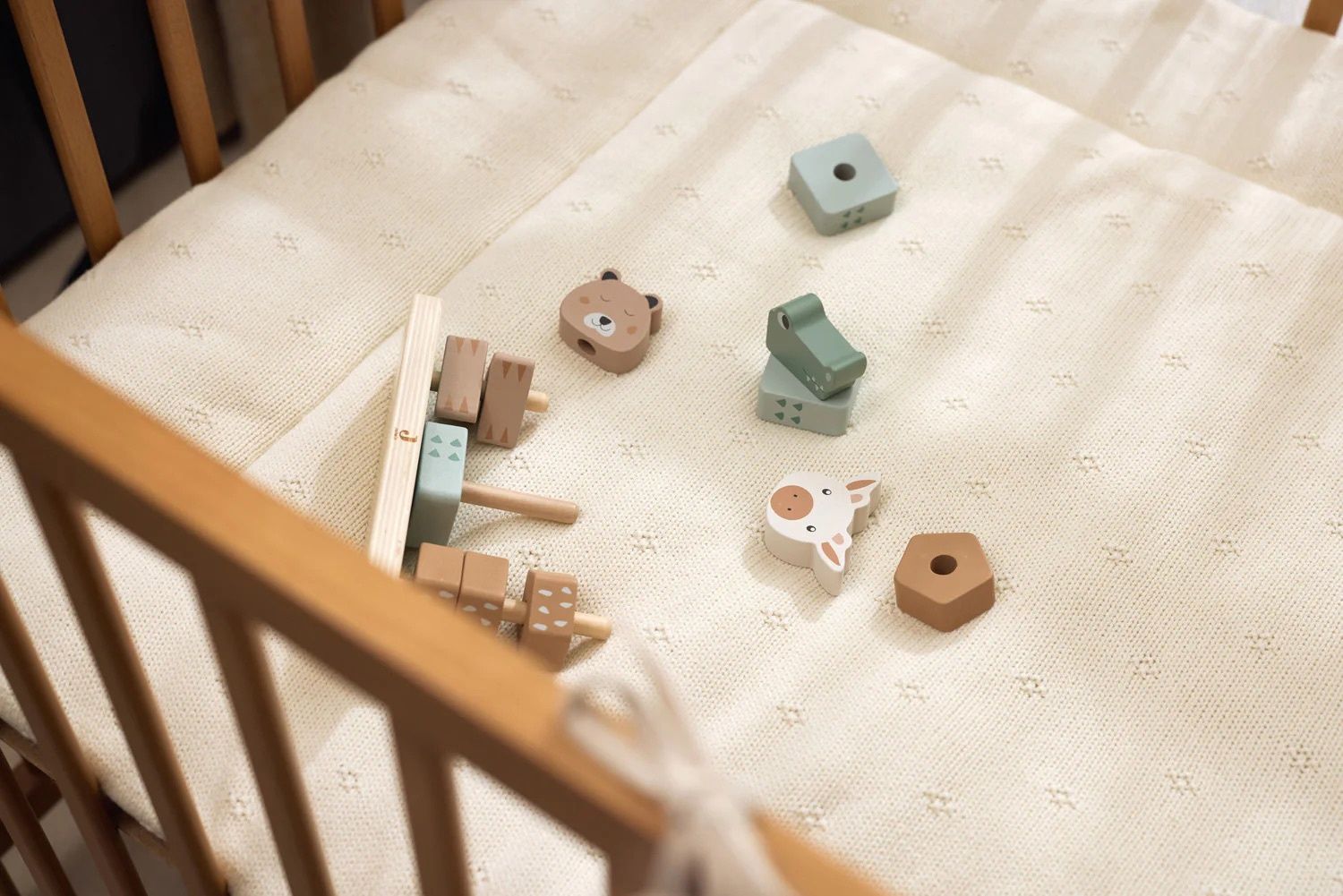 Jollein · Houten Stapeltoren - Jungle Jambo
