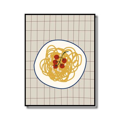 Print in lijst Pasta