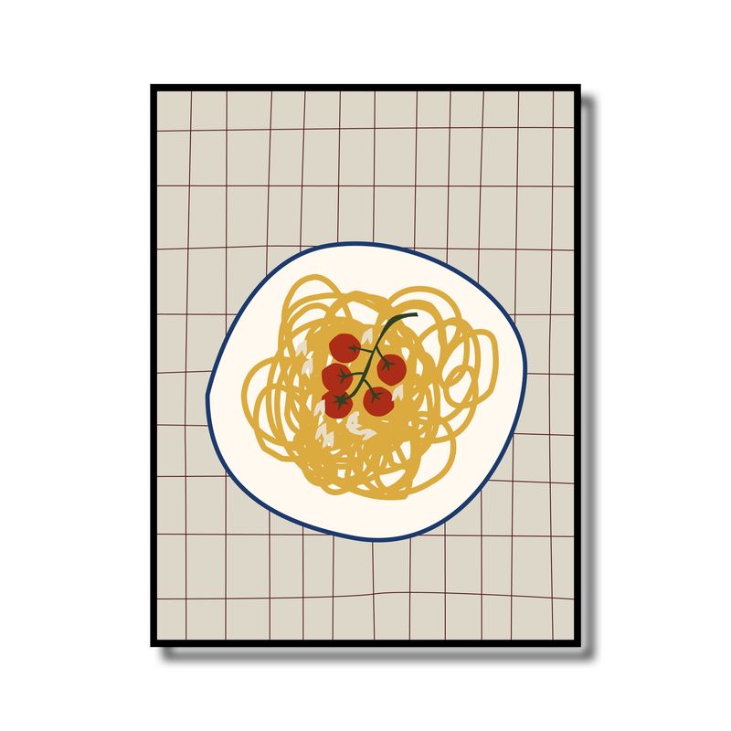 Print in lijst Pasta