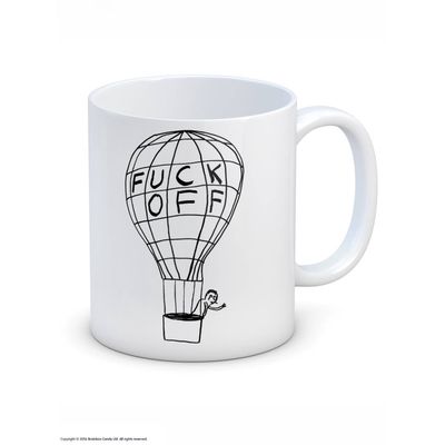 Mok / beker &#39;Fuck off balloon&#39;