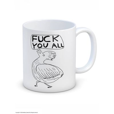 Mok / beker &#39;Fuck you all&#39;