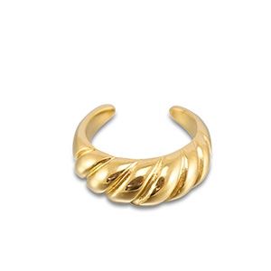 Ring stainless steel twisted small