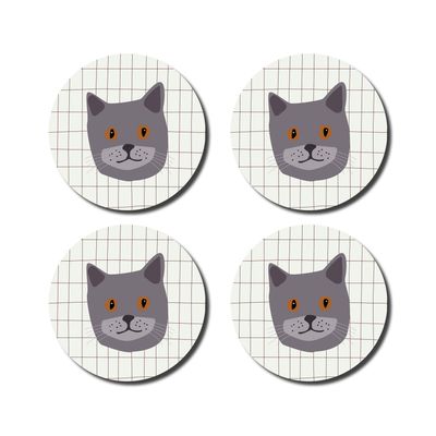 Onderzetters katten