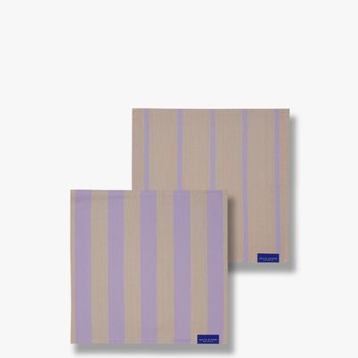 Mette Ditmer · STRIPES vaatdoek sand · 2-pack
