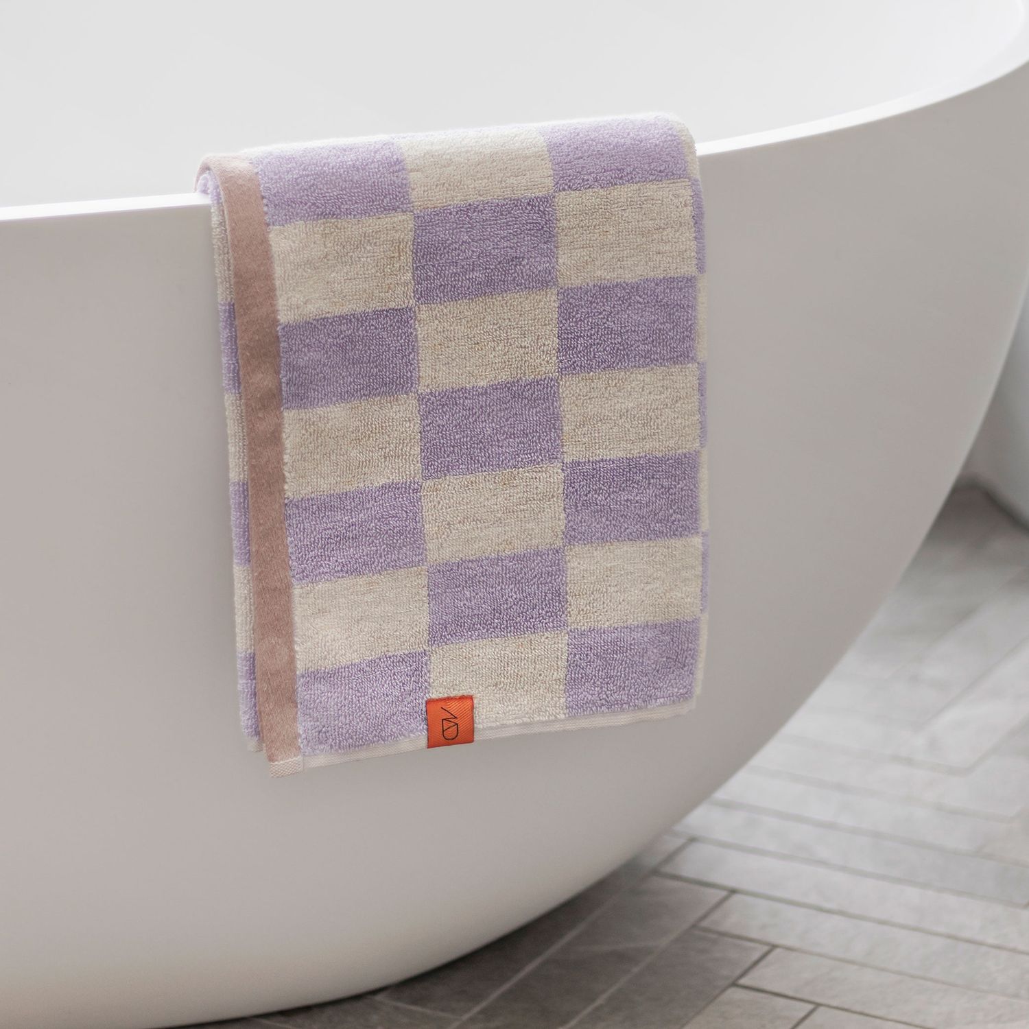 Mette Ditmer · RETRO Handdoek · Lila 2-pack