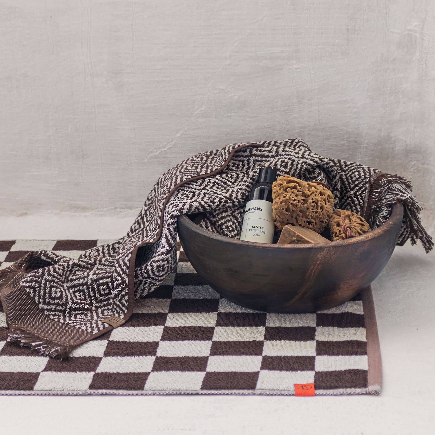 Mette Ditmer · RETRO badmat · Chocolate