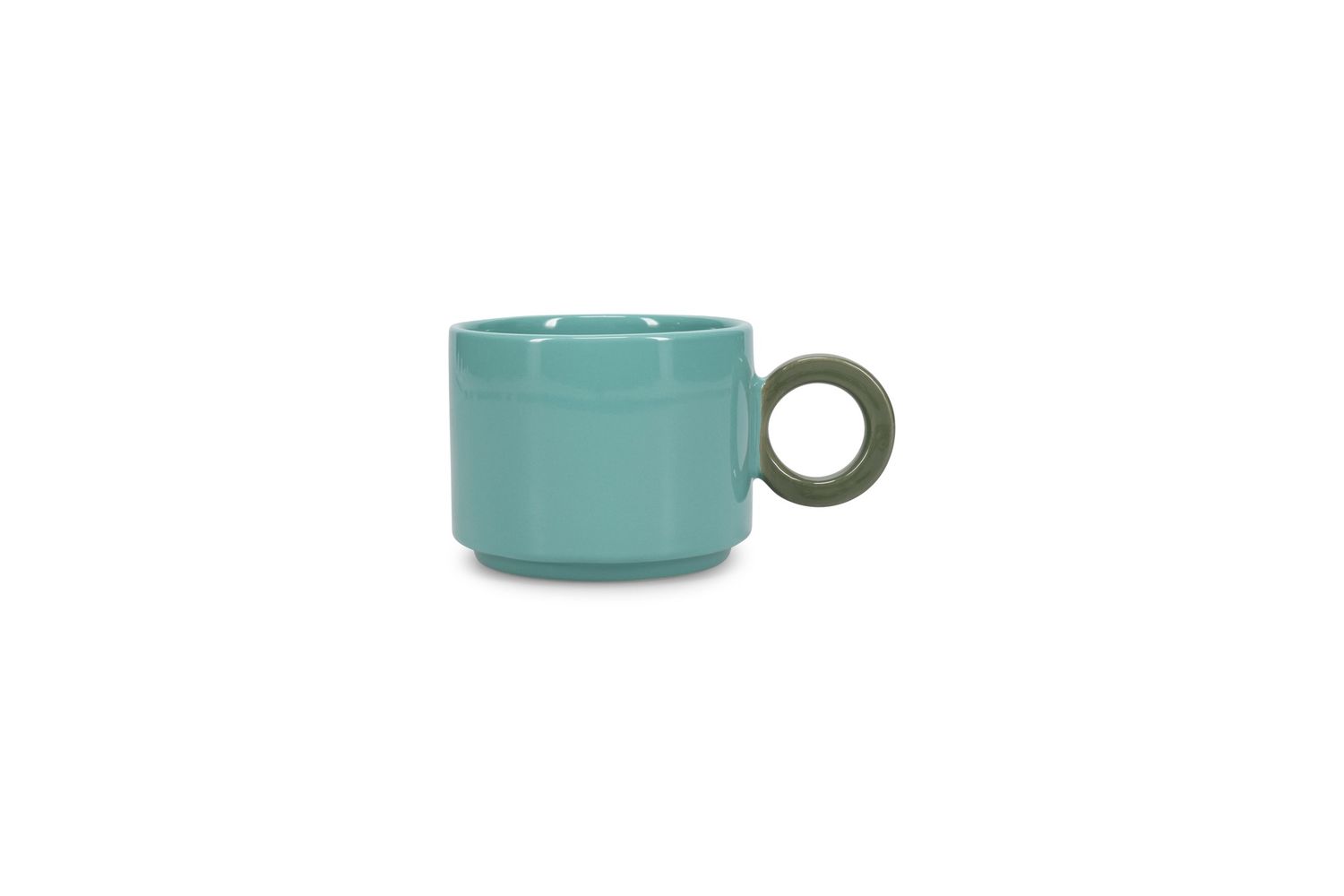 Beker Lou · blauw/groen
