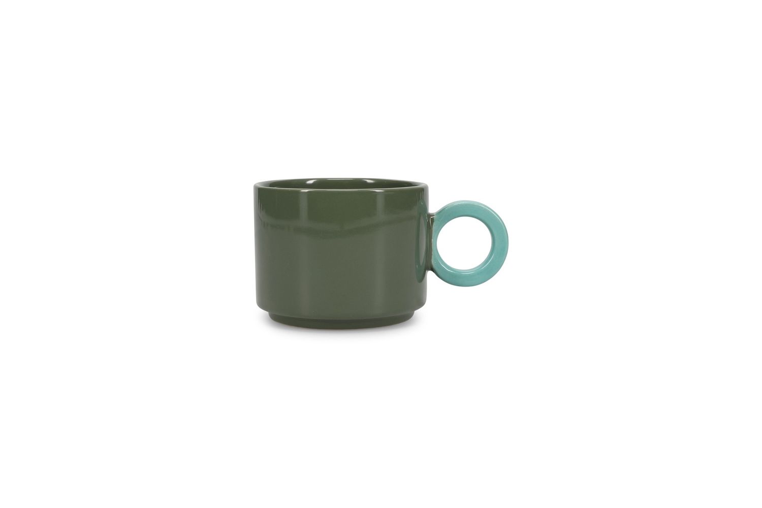 Beker Lou · groen/blauw