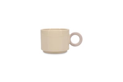 Beker Lou · beige/grijs