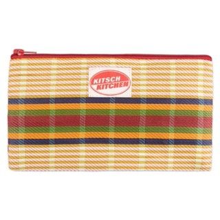 Etui Stripes · beige/groen