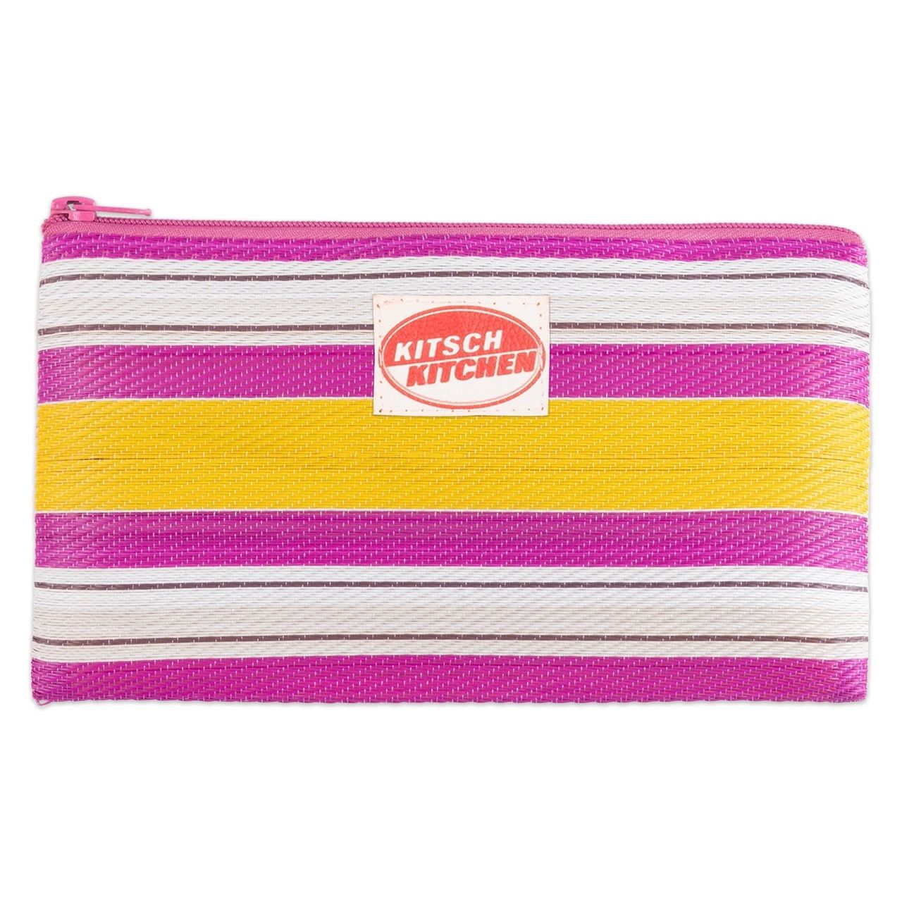 Etui Stripes · roze/wit