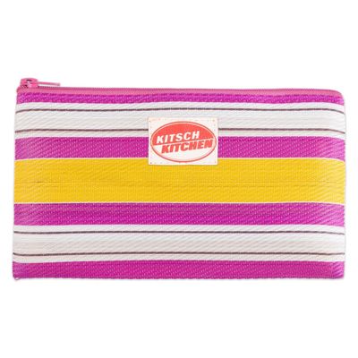 Etui Stripes · roze/wit