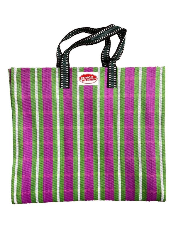 Tas stripes · roze/groen