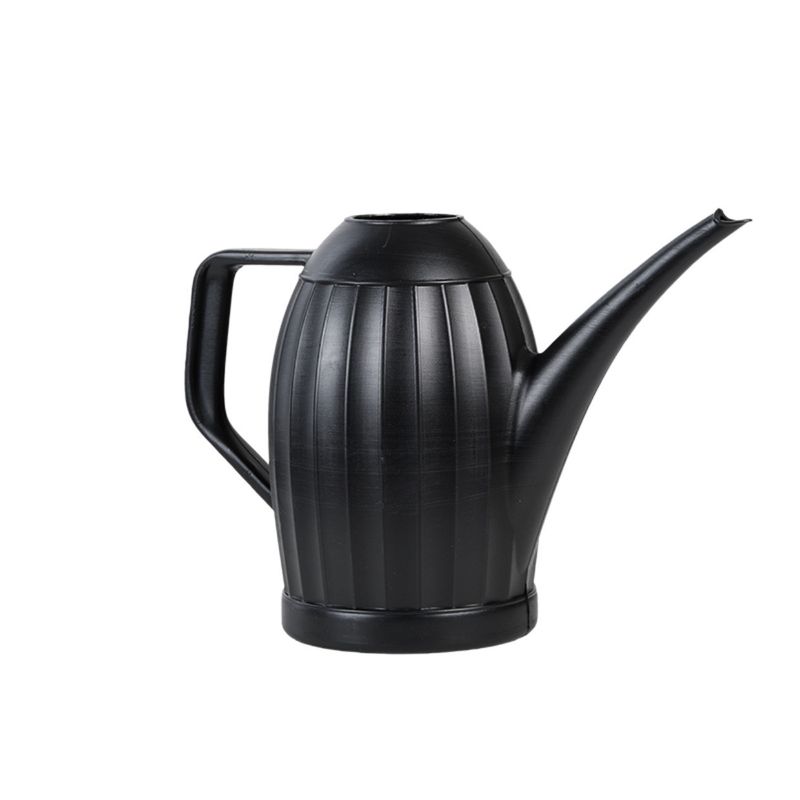 Geribbelde gieter · zwart