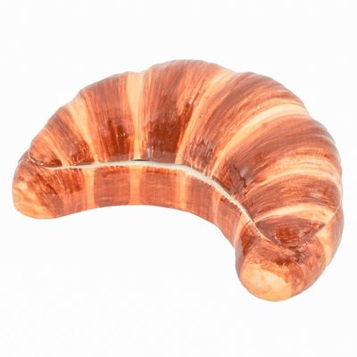 Aardewerk bakje met deksel · croissant