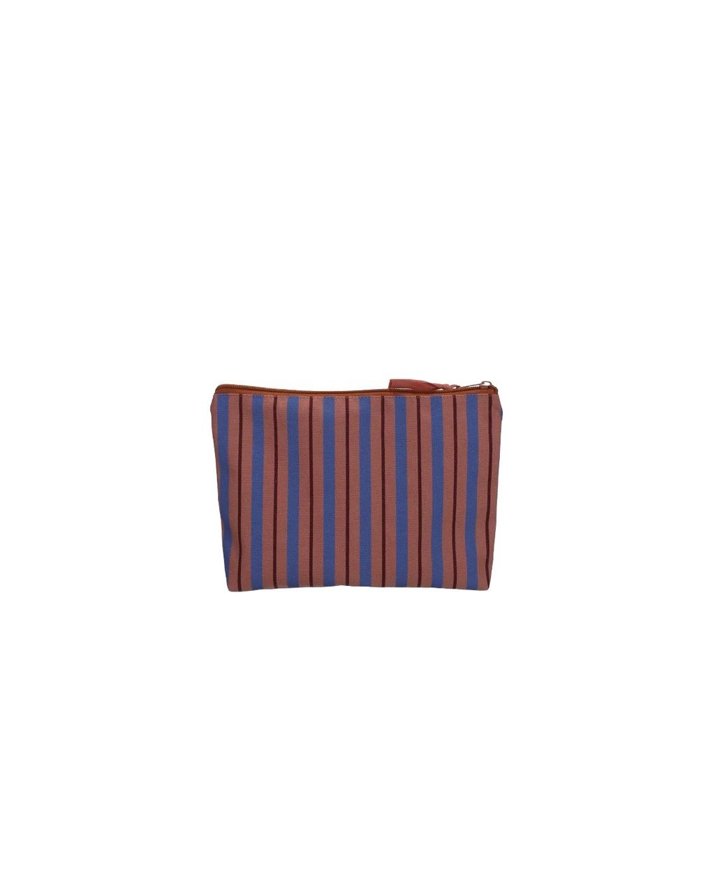 Toilettas balanced stripes · liver/cornflower/dark rose