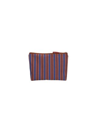 Toilettas balanced stripes · liver/cornflower/dark rose