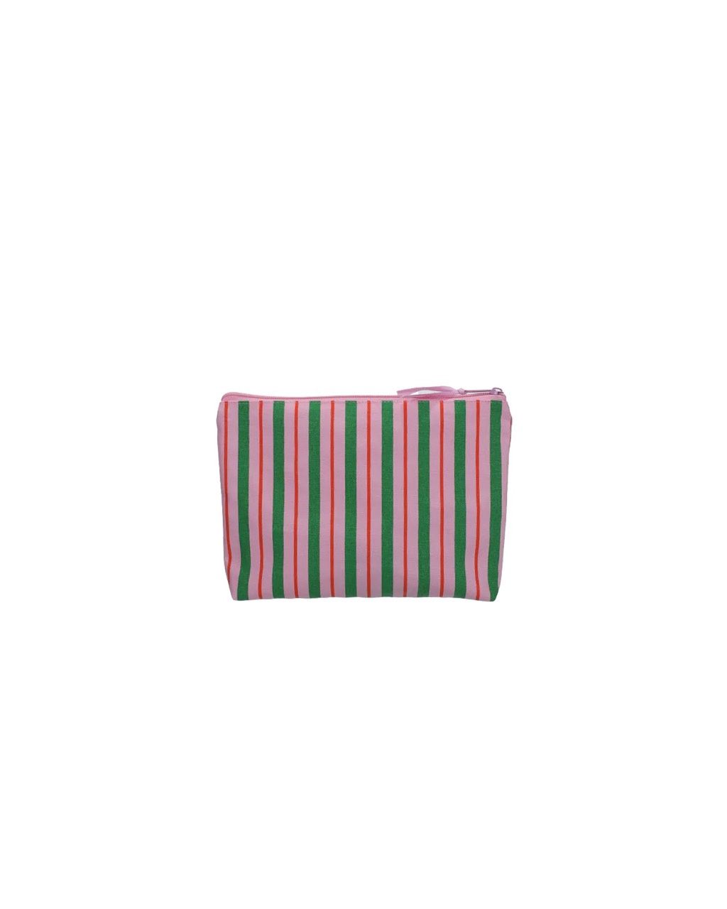 Toilettas balanced stripes · light fuchsia/grass green/blood orange