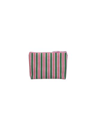 Toilettas balanced stripes · light fuchsia/grass green/blood orange