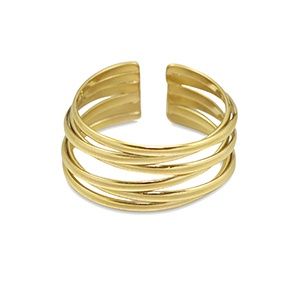 Ring stainless steel lines · gold