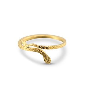Ring stainless steel snake · gold