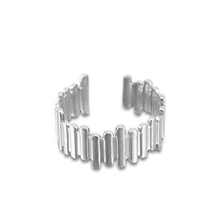 Ring lines silver